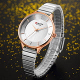 Women's Silver Stainless Steel