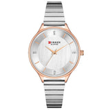 Women's Silver Stainless Steel